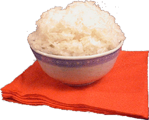 一碗米饭洁白如雪 - 乐在其中也。