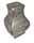 09000056: Vase antique carré D19*27cm